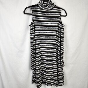 American Eagle Women Soft & Sexy Plush Cold Shoulder Casual Sweater Dress Size M